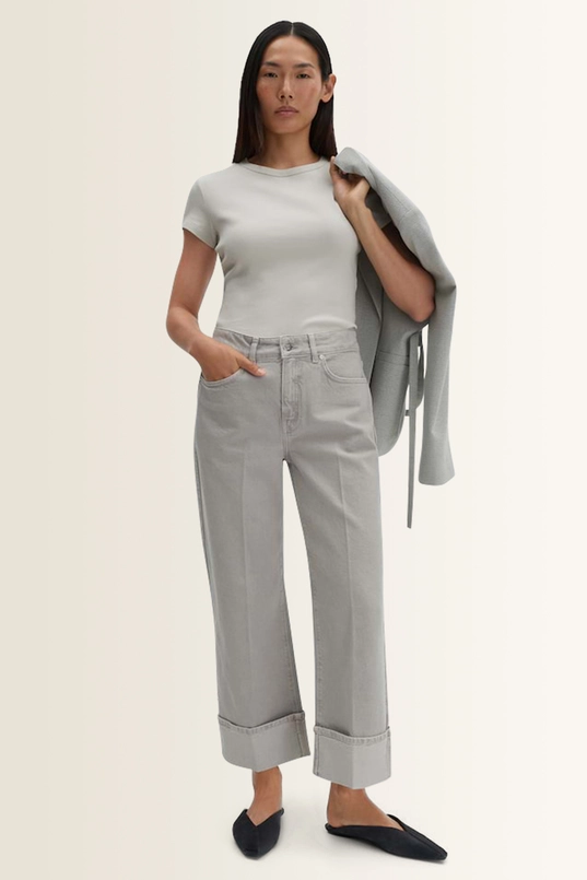 Jeans met wijde pijp en omslag Corah turn up sleek Someday