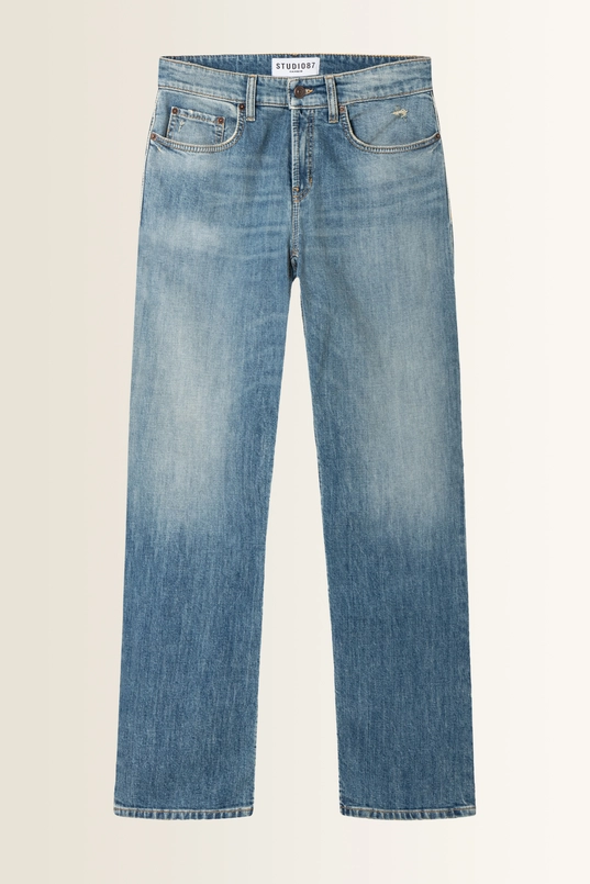 Jeans met zachte denimwassing Gini Cambio