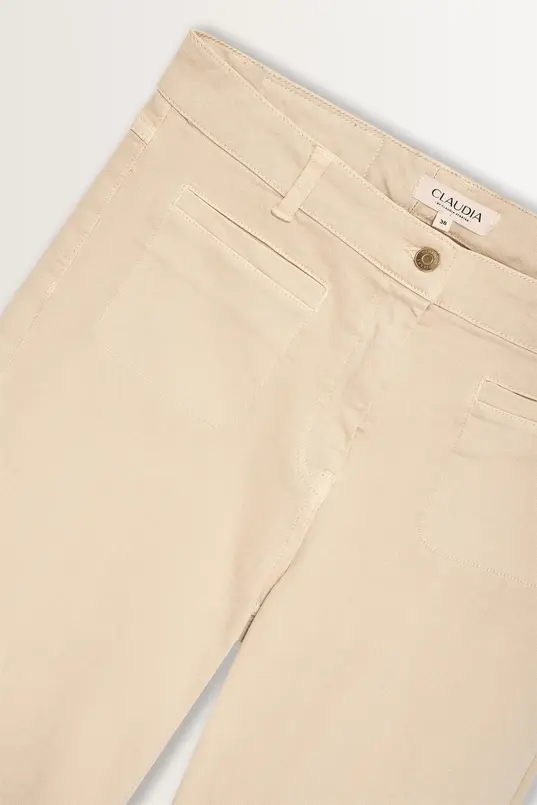 Jeans opgestikte zakken