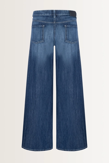 Jeans van katoen-linnen Palazzo Cambio