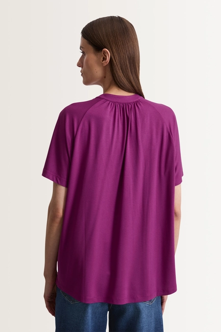 Jersey blouse met knoopsluiting Marc O'Polo