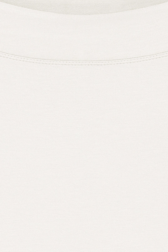 Jersey boothals top korte mouw
