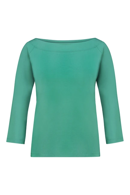 Jersey boothals top