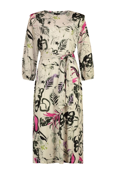 Jersey jurk bloemprint