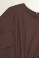 Jersey jurk met brochedetail