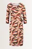 Jersey jurk met print