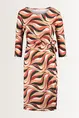 Jersey jurk met print
