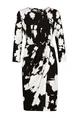 Jersey jurk met print
