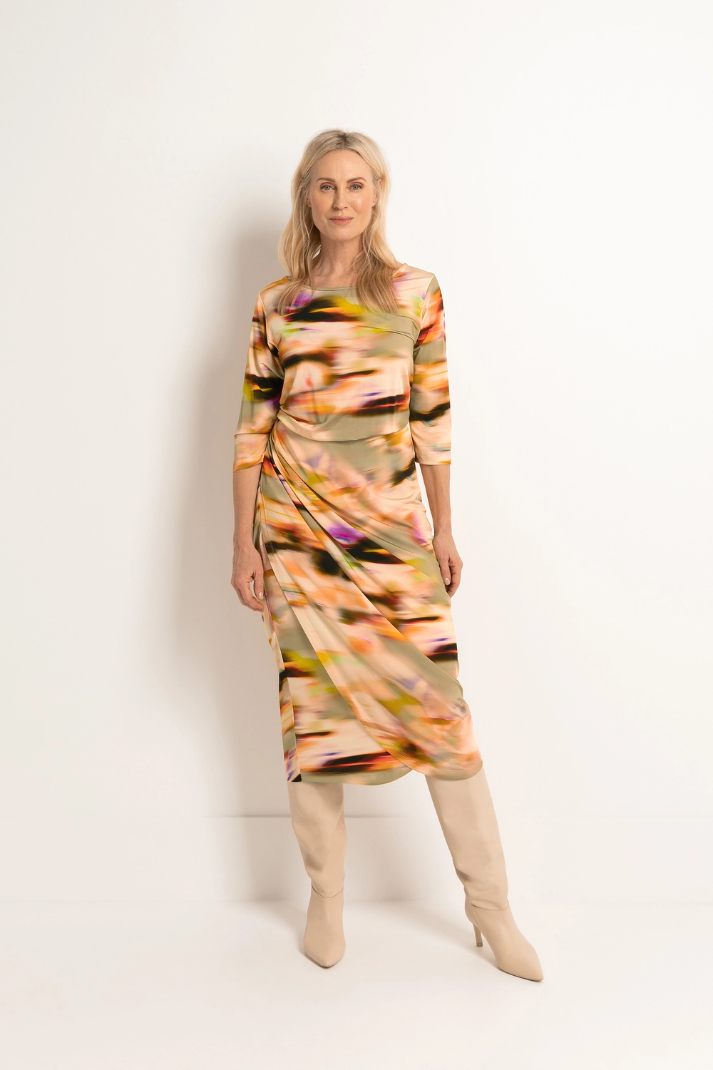 jurk met print | Claudia Sträter