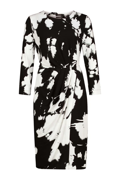 Jersey jurk met print
