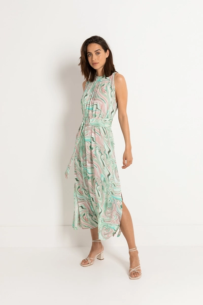 Jersey jurk met print