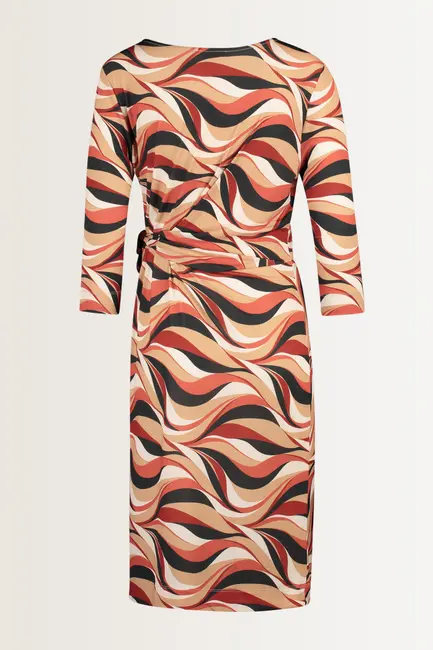 Jersey jurk met print