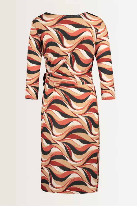 Jersey jurk met print