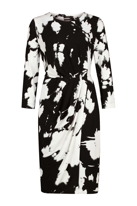 Jersey jurk met print