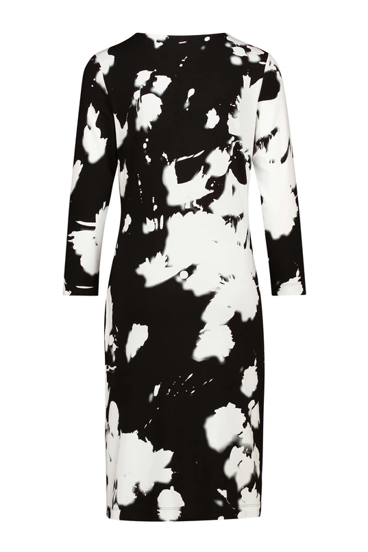 Jersey jurk met print