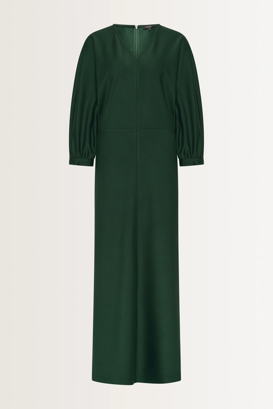 Jersey jurk met vleermuismouwen