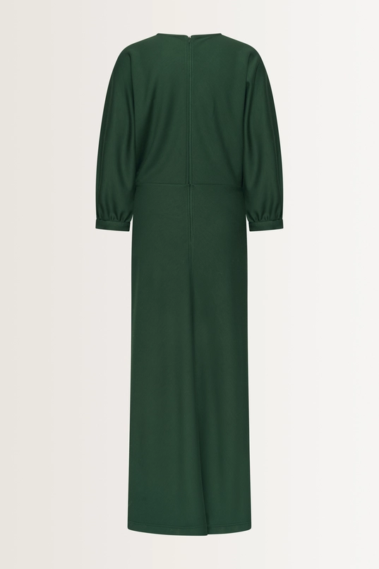 Jersey jurk met vleermuismouwen