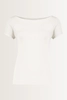 Jersey off-shoulder top