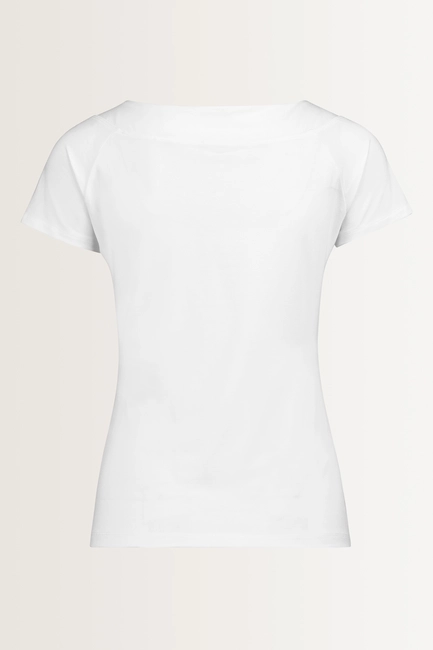 Jersey off-shoulder top