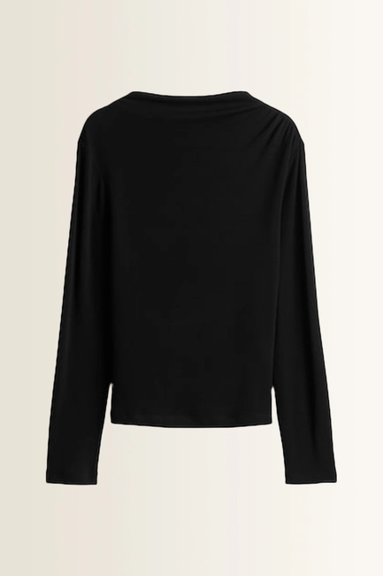 Jersey shirt met gedrapeerde schouder Klace Someday