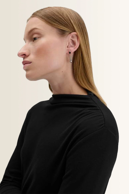 Jersey shirt met gedrapeerde schouder Klace Someday