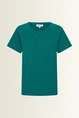 Jersey T-shirt met boxy fit
