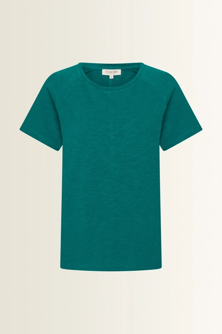 Jersey T-shirt met boxy fit