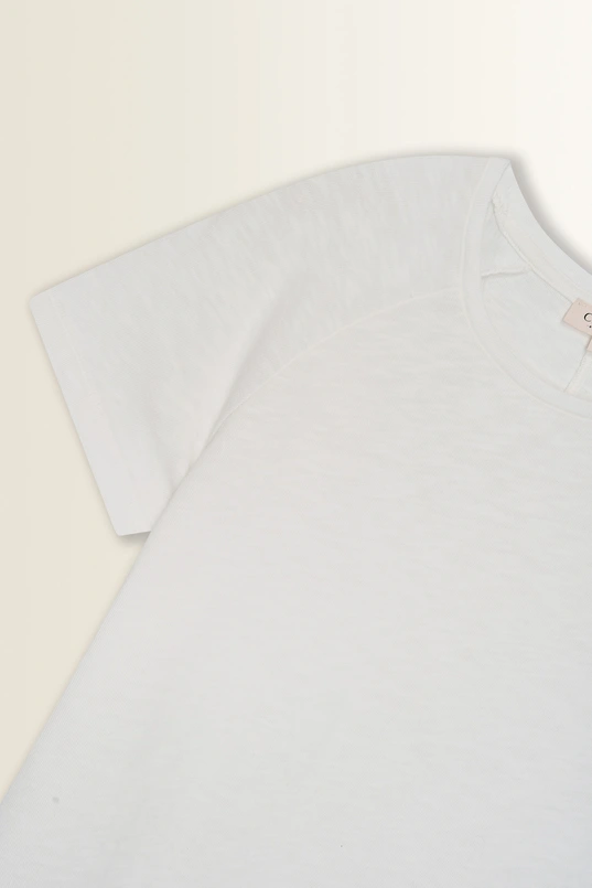 Jersey T-shirt met boxy fit