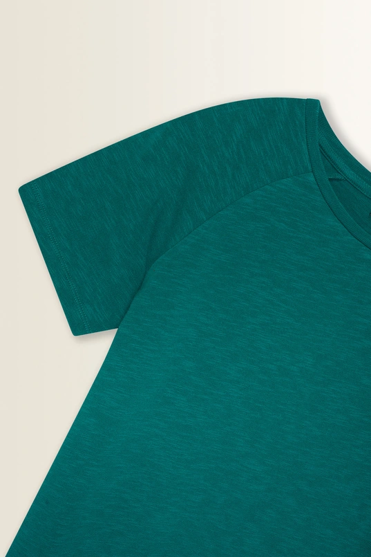 Jersey T-shirt met boxy fit