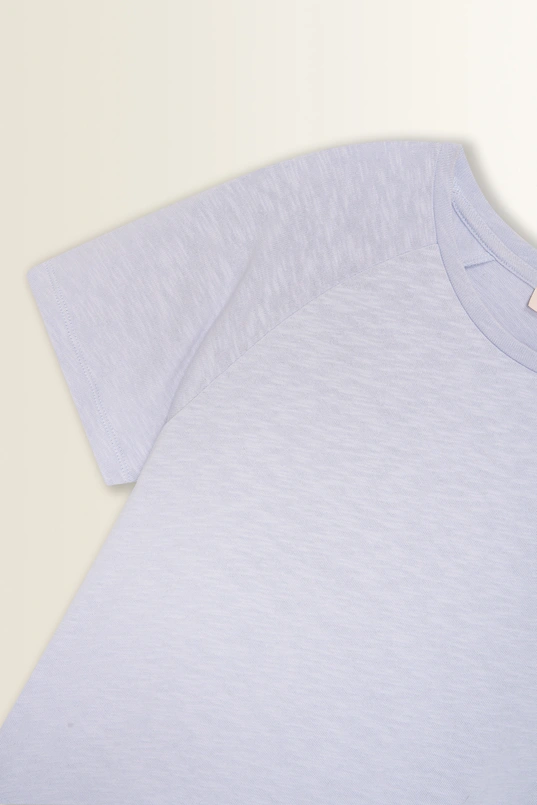 Jersey T-shirt met boxy fit
