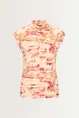 Jersey top abstract dessin