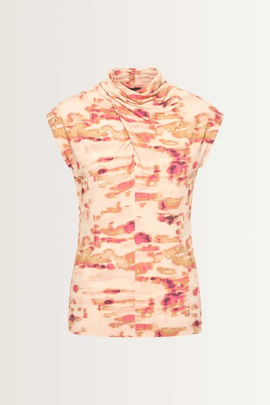 Jersey top abstract dessin