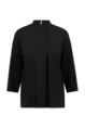 Jersey top met col