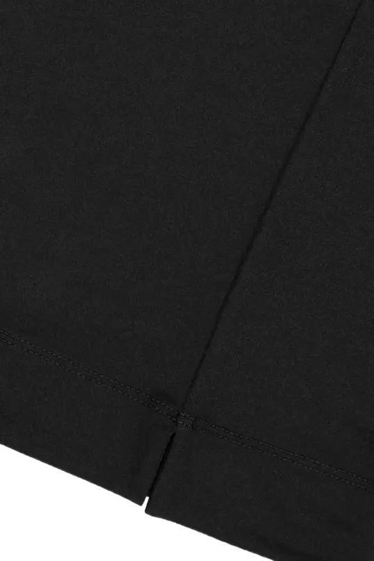 Jersey top met col