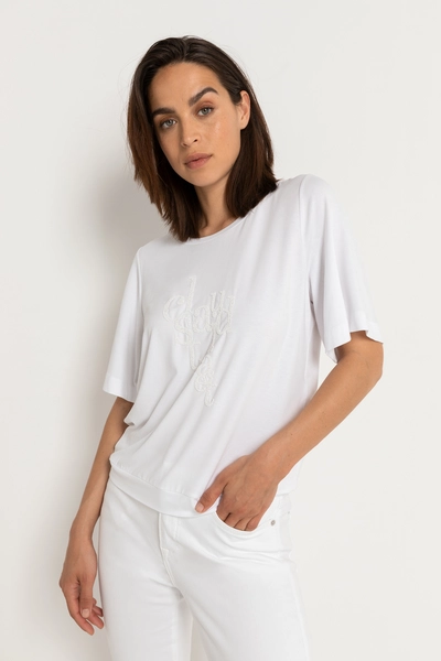 Jersey top met CS-logo