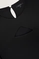Jersey top met cut-out detail