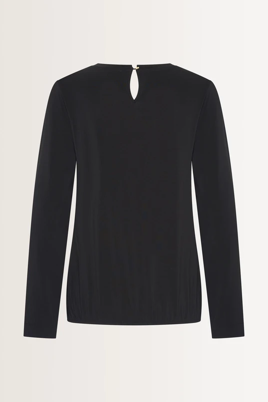 Jersey top met cut-out detail