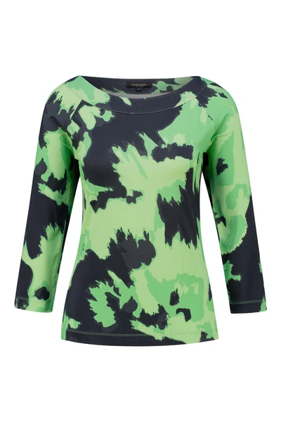 Jersey top met dessin