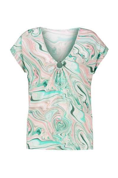 Jersey top met dessin