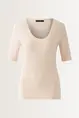 Jersey top met diepe hals OUI