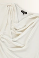 Jersey top met drapehals