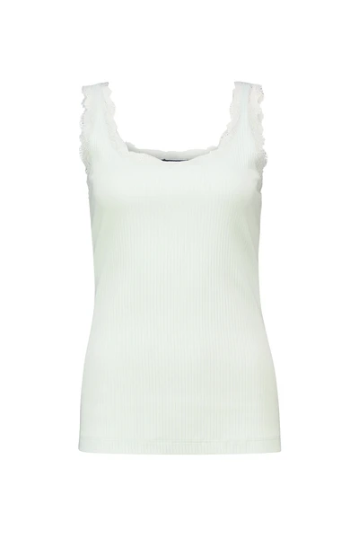 Jersey top met kant