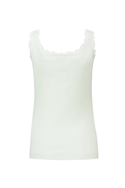 Jersey top met kant