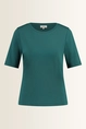 Jersey top met korte mouwen