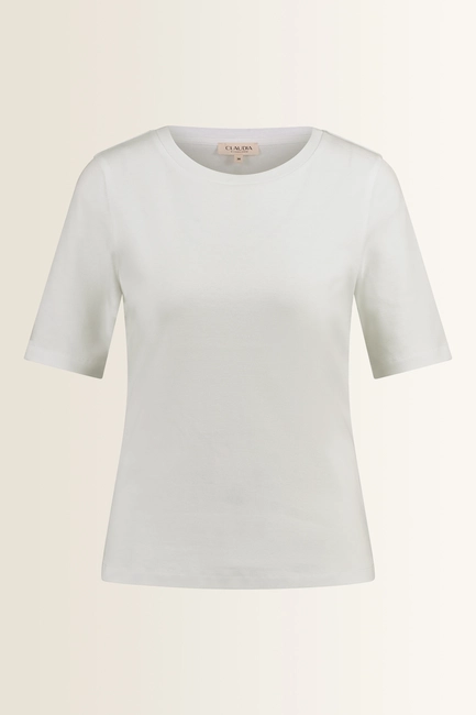 Jersey top met korte mouwen