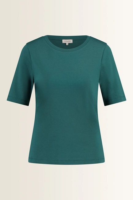 Jersey top met korte mouwen