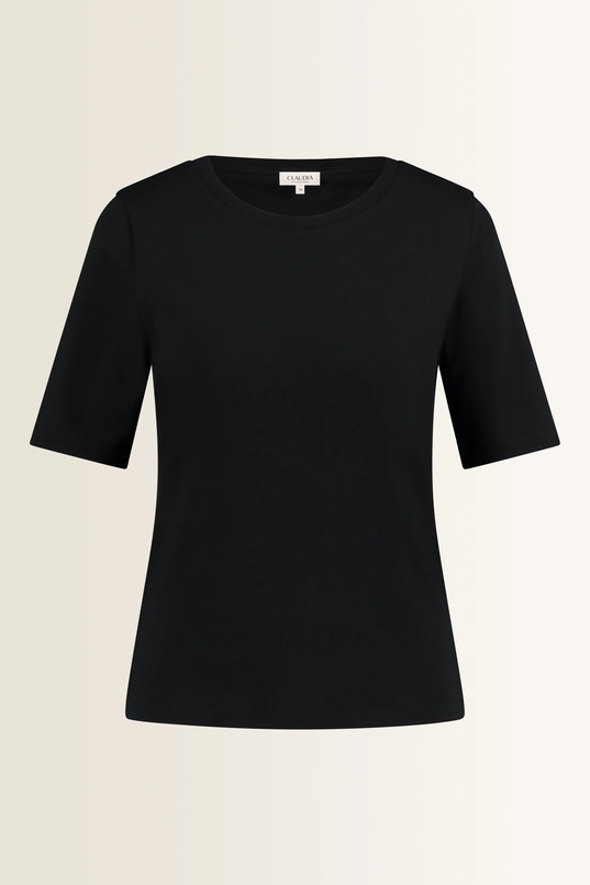Jersey top met korte mouwen