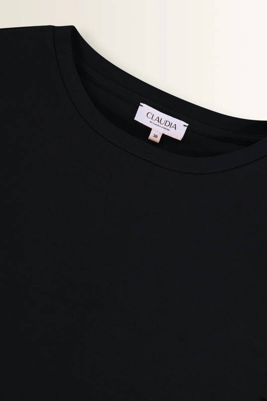 Jersey top met korte mouwen