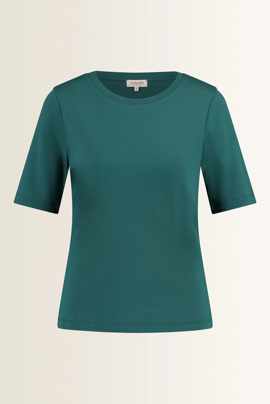 Jersey top met korte mouwen