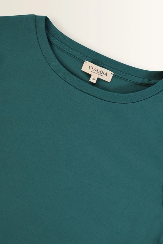 Jersey top met korte mouwen